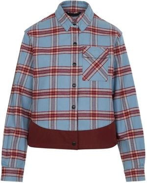 Aztech Mountain Camicia Da Sci Loge Peak A Quadri - Blu
