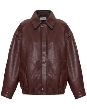 Agolde Ona Bomber Jacket - Purple