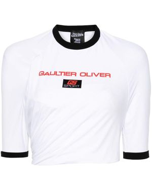 Jean Paul Gaultier X Shayne Oliver Folded-Style T-Shirt - White