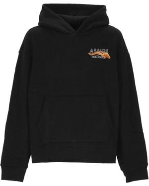 Amiri Hoodie mit Logo-Print - Schwarz