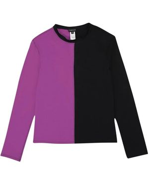 CALLIPYGIAN Klassisches Langarmshirt - Lila