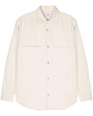 NN07 Freddy Long-Sleeve Cotton Shirt - Natural