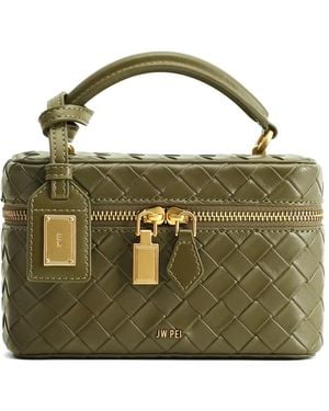 JW PEI Cleo Interwoven Tote Bag - Green
