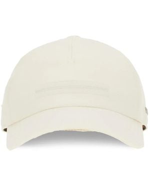 ZEGNA Logo-Embroidered Baseball Cap - White