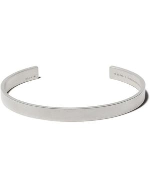Le Gramme Le 21 Grammes Ribbon Bracelet - White