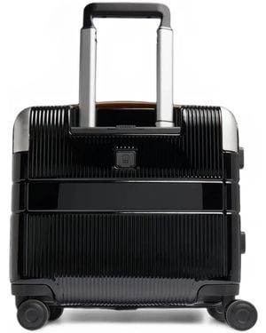 Lancel Maletín De Canalé Con Logo En Relieve - Negro
