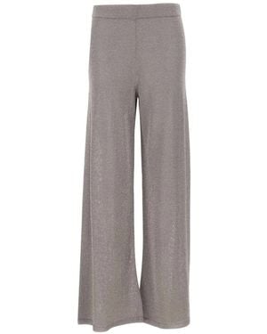 Kangra Elasticated Palazzo Pants - Gray