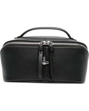 Vivienne Westwood Kosmetiktasche Mit Orb-Print - Schwarz