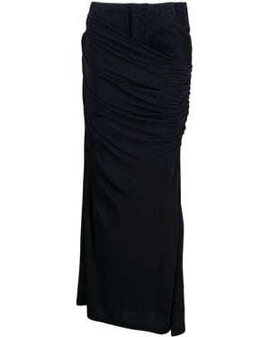 Christopher Esber Wrapped Column Skirt - Black