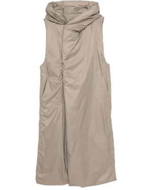 Rick Owens Hooded Coat - Natural