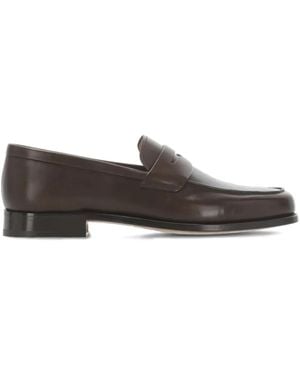 Church's Leather Penny Loafers - Grey