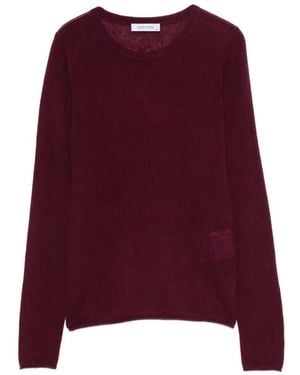 Philo-Sofie Cashmere Fine-Knit Crew-Neck Top - Purple