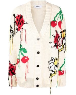 MSGM Vest Met Franje - Meerkleurig