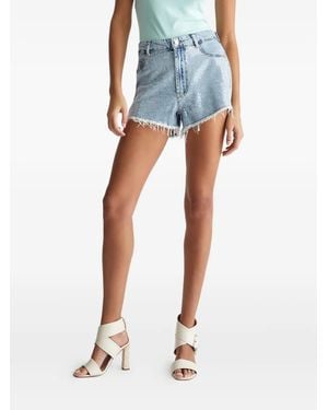 Liu Jo Sequin Denim Shorts - Blue
