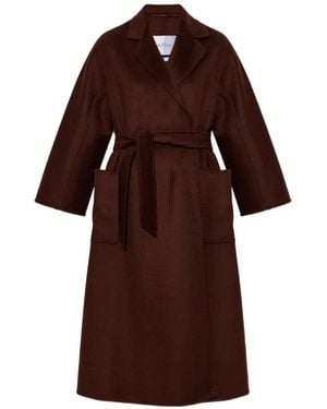 Max Mara Ludmilla Belted Cashmere Coat - Brown