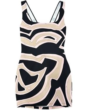 PUCCI Labirinto Print Dress - White