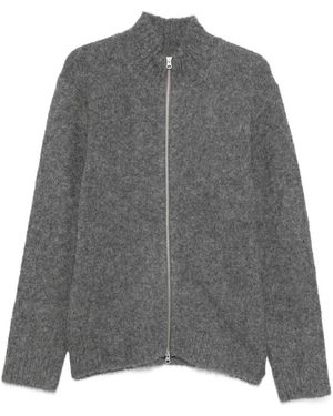 Samsøe & Samsøe Zip-Up Cardigan - Grey