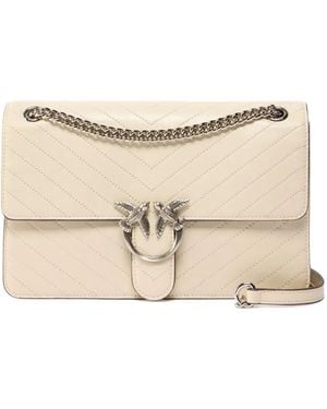 Pinko Chevron Bird Cross Body Bag - ナチュラル
