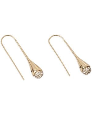 DKNY Boucles D'Oreilles Serties De Cristaux - White