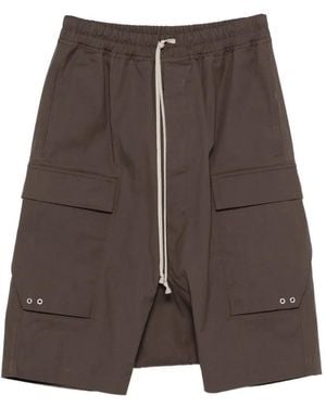 Rick Owens Cargo Pods Shorts - Brown