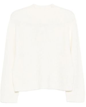 iBlues Geribbelde Sweater - Wit