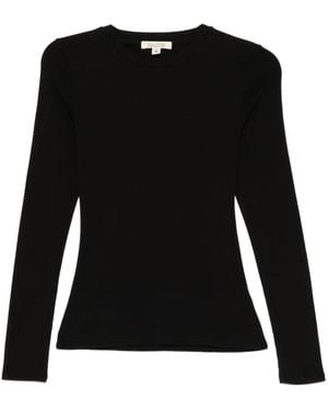 Nili Lotan Emelie Long-Sleeve T-Shirt - Black