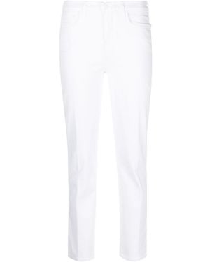 L'Agence Alexia Cropped Jeans - White