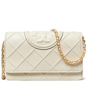 Tory Burch Fleming Crossbody - Natural