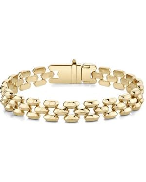 Lizzie Mandler Cleo Three-Row Bracelet - Metallic