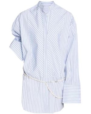 Nackiyé Boy's Striped Shirt Mini Dress - Blue