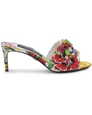 Dolce & Gabbana Keira Mule - Red