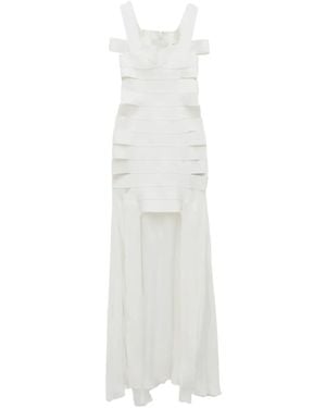 Jonathan Simkhai Vestido Largo Callaway De Punto - Blanco
