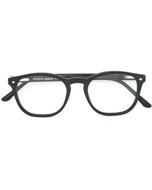 Giorgio Armani スクエア 眼鏡フレーム - ブラック