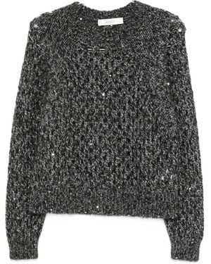 jucca approved Sequin-embellished Crew-neck Top - ブラック