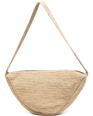IBELIV Luna Raffia Tote Bag - White