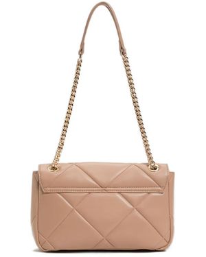 Twinset Sac Porté Épaule Matelassé À Logo - Pink