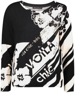 Betty Barclay Printed Top - Black