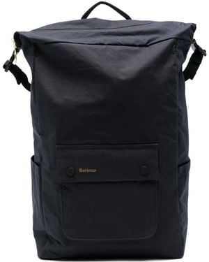 Barbour Transport Foldover Backpack - Black