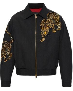 Versace Light Jackets - Black
