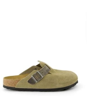 Birkenstock Boston Mules - Green