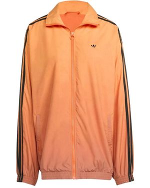 adidas Three-Stripe Ombre Jacket - Orange