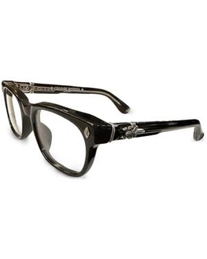 Chrome Hearts Gafas Con Detalle De Cruz - Blanco