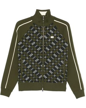 Wales Bonner Power Sweater Met Rits - Groen