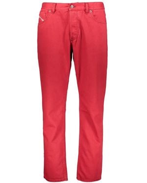 DIESEL Straight Jeans - Red