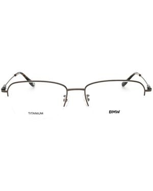 BMW Rectangular-Frame Glasses - White