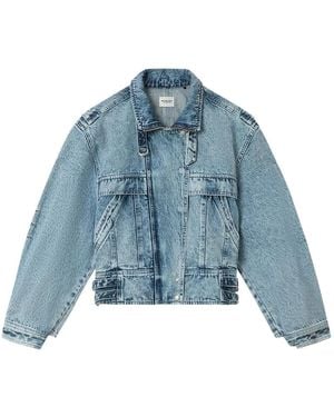 Isabel Marant Cotton Canvas Denim Jacket - Blue