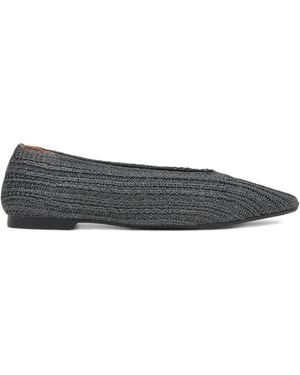 Castañer Point-Toe Woven Ballet Flats - White
