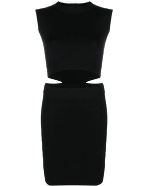 GAUGE81 Cut-Out-Detail Mini Dress - Black