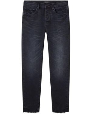 Purple Brand P001 Rhinestone-Logo Jeans - Blue