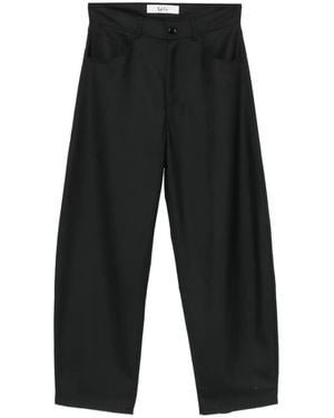Séfr Gino Belt-Loop Trousers - Black